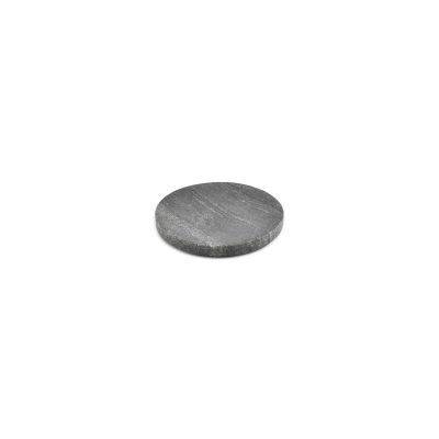 Servierplatte schwarzes Marmor Pura, Ø 12,5 cm, H 1,5 cm