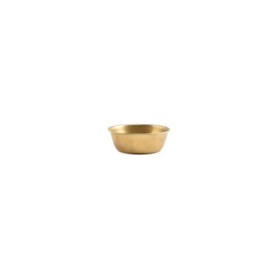 Schüssel antikgold Serve aus Edelstahl, ø 12 cm, H 4 cm