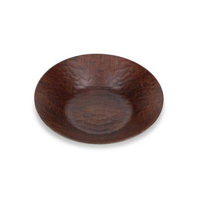 Servierschale Kastanie Omni aus Holz, ø 34 cm, H 8,5 cm