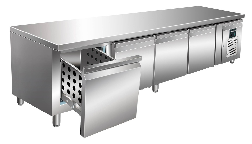 SARO Unterbaukühltisch, 4 Schubladen, UGN 4100 TN-4S
