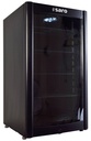 SARO Kühlschrank mit Glastür, schwarz, Modell DK 90