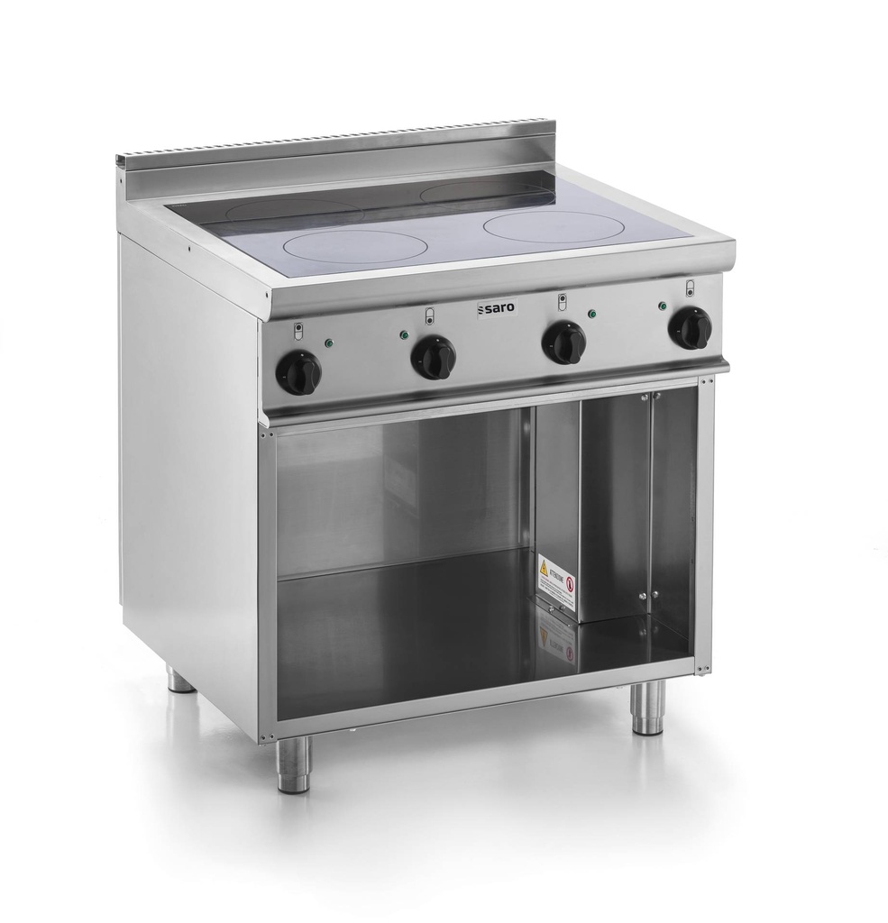SARO Induktionsherd, offener Unterbau Modell E7/CUI4BAL