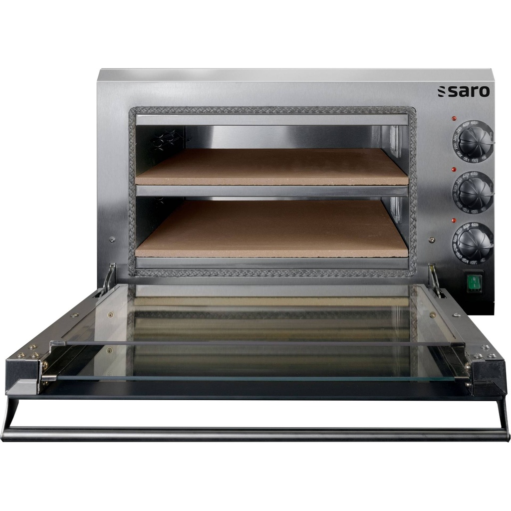 SARO Mini-Pizzaofen für 2 Pizzen, Modell ETNA 2