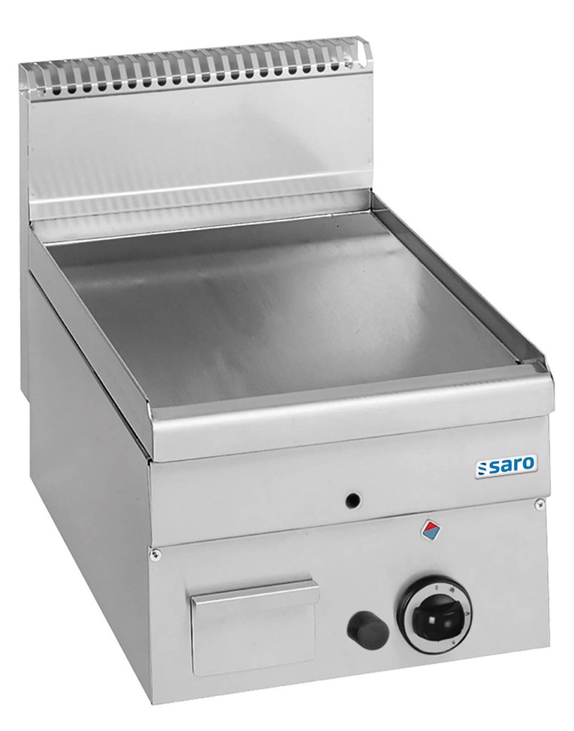 SARO Gasgrillplatte, glatt, Auftisch, 400x600, GFT46L