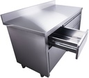 SARO Schiebetürenschrank, 3 Schubl.,Aufkant.,1400x700mm