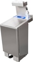 SARO Edelstahlmülleimer 60 Liter, Modell APOLLO