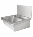 Waschbecken 1 aus Edelstahl, 600 x 468 x 438 mm