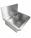 Waschbecken 1 aus Edelstahl, 600 x 468 x 438 mm