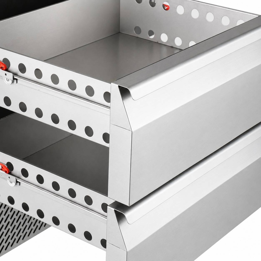Kühl-/Tiefkühltisch Umschaltbar 2, 4 x 1/1 GN, 905 x 700 x 865 mm