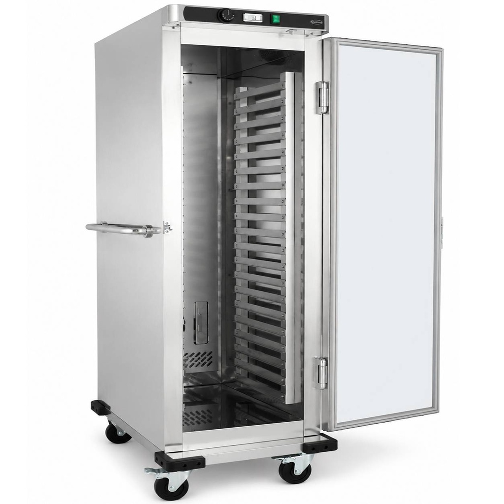 Bankett Wagen Warm aus Edelstahl, 17 x 2/1 GN, 720 x 900 x 1763 mm