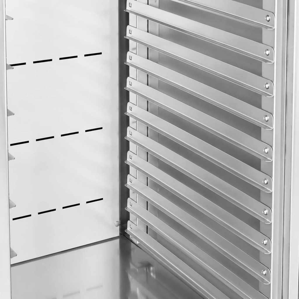 Kalte Bankettwagen aus Edelstahl, 20 x 2/1 GN, 720 x 900 x 2030 mm