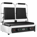 Kontaktgrill Doppelt aus Edelstahl, 580 x 410 x 190 mm
