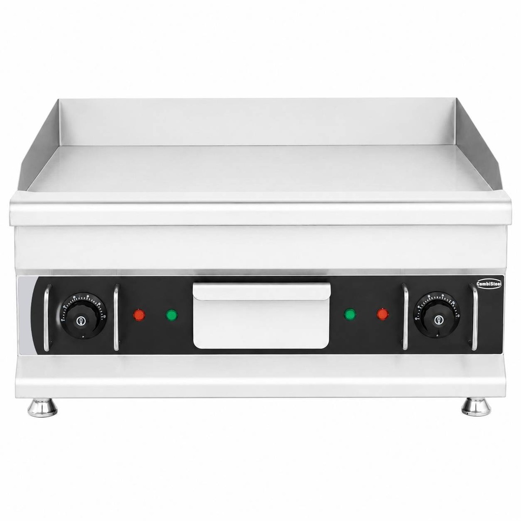 Elektro Grillplatte aus Edelstahl, 600 x 520 x 310 mm