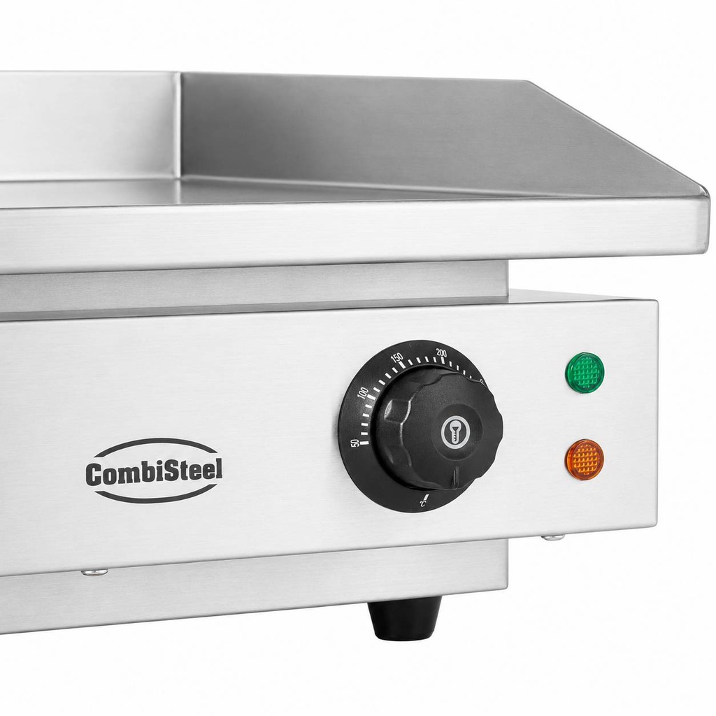 Elektro Grillplatte aus Edelstahl, 550 x 470 x 230 mm