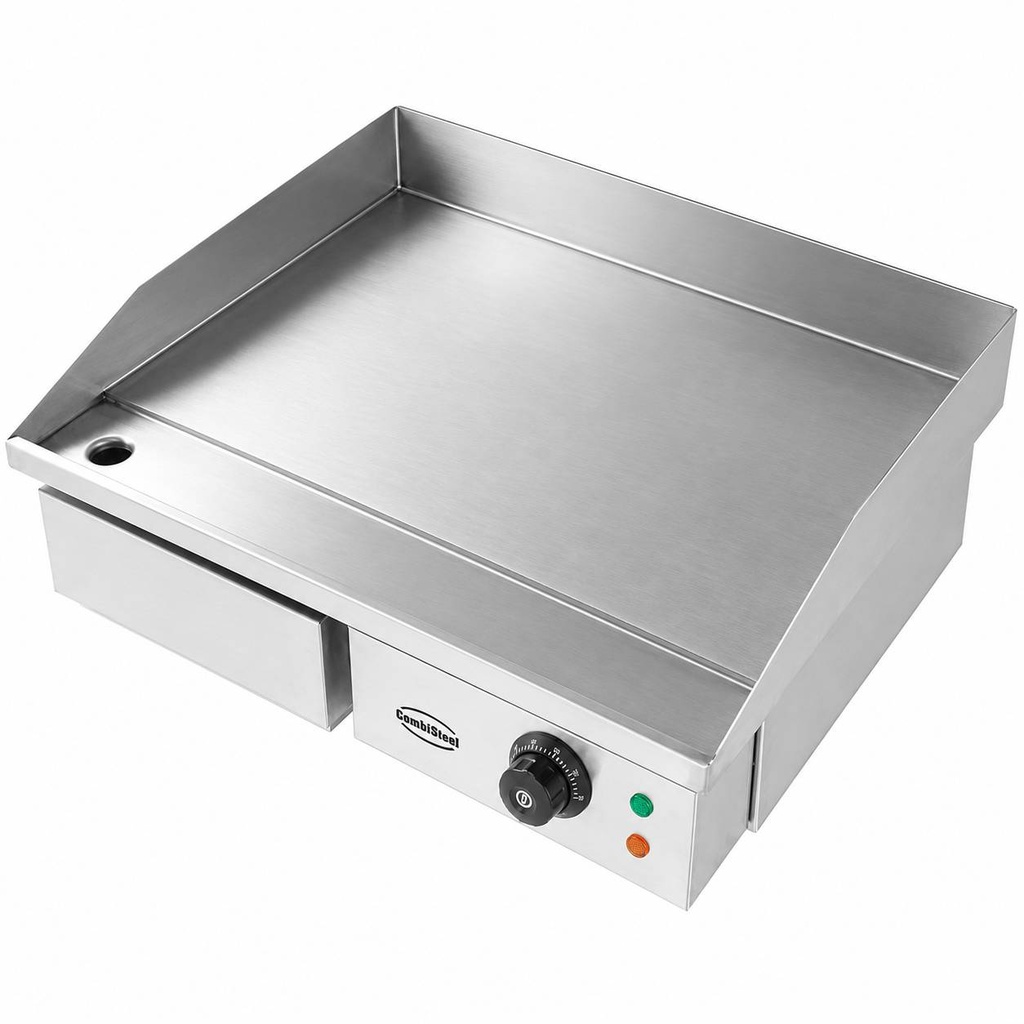 Elektro Grillplatte aus Edelstahl, 550 x 470 x 230 mm