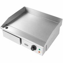 Elektro Grillplatte aus Edelstahl, 550 x 470 x 230 mm