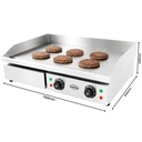 Elektro Grillplatte aus Edelstahl, 730 x 510 x 230 mm