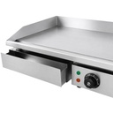 Elektro Grillplatte aus Edelstahl, 730 x 510 x 230 mm