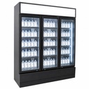 Kühlschrank 3, 1600 x 610 x 1973 mm, 1065 L, schwarz