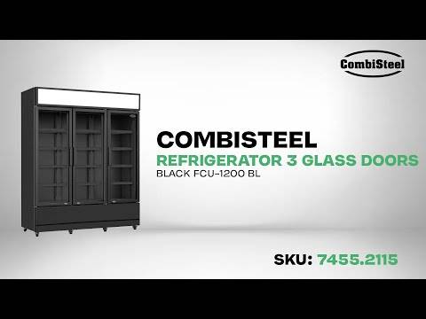 Kühlschrank 3, 1600 x 610 x 1973 mm, 1065 L, schwarz