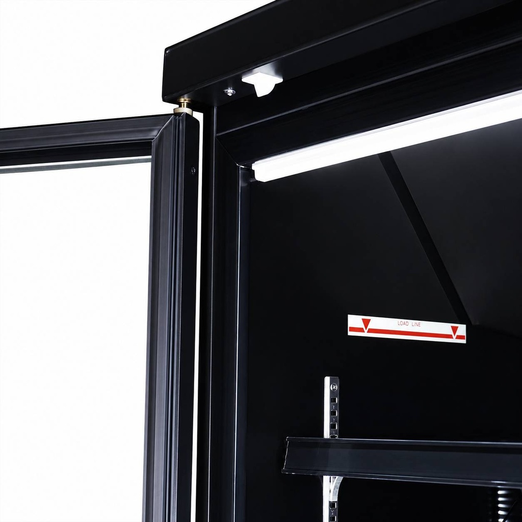 Tiefkühlschrank 1, 750 x 710 x 2003 mm, 600 L, schwarz