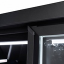 Tiefkühlschrank 2, 1253 x 710 x 2003 mm, 1000 L, schwarz