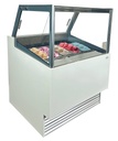 Speiseisvitrine Komodo, 6 x 5 L, 910 x 880 x 1300 mm, weiß