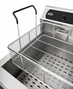 Elektro Tischfriteuse aus Edelstahl, 25 L, 590 x 570 x 370 mm