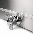 Elektro Tischfriteuse aus Edelstahl, 25 L, 590 x 570 x 370 mm