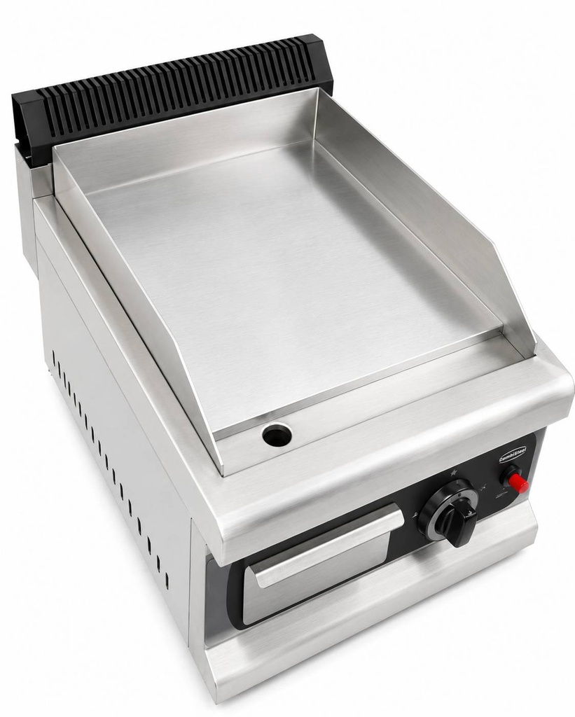 Gas Grillplatte Chrom aus Edelstahl, 400 x 575 x 365 mm