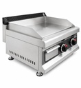 Gas Grillplatte Chrom aus Edelstahl, 650 x 575 x 365 mm
