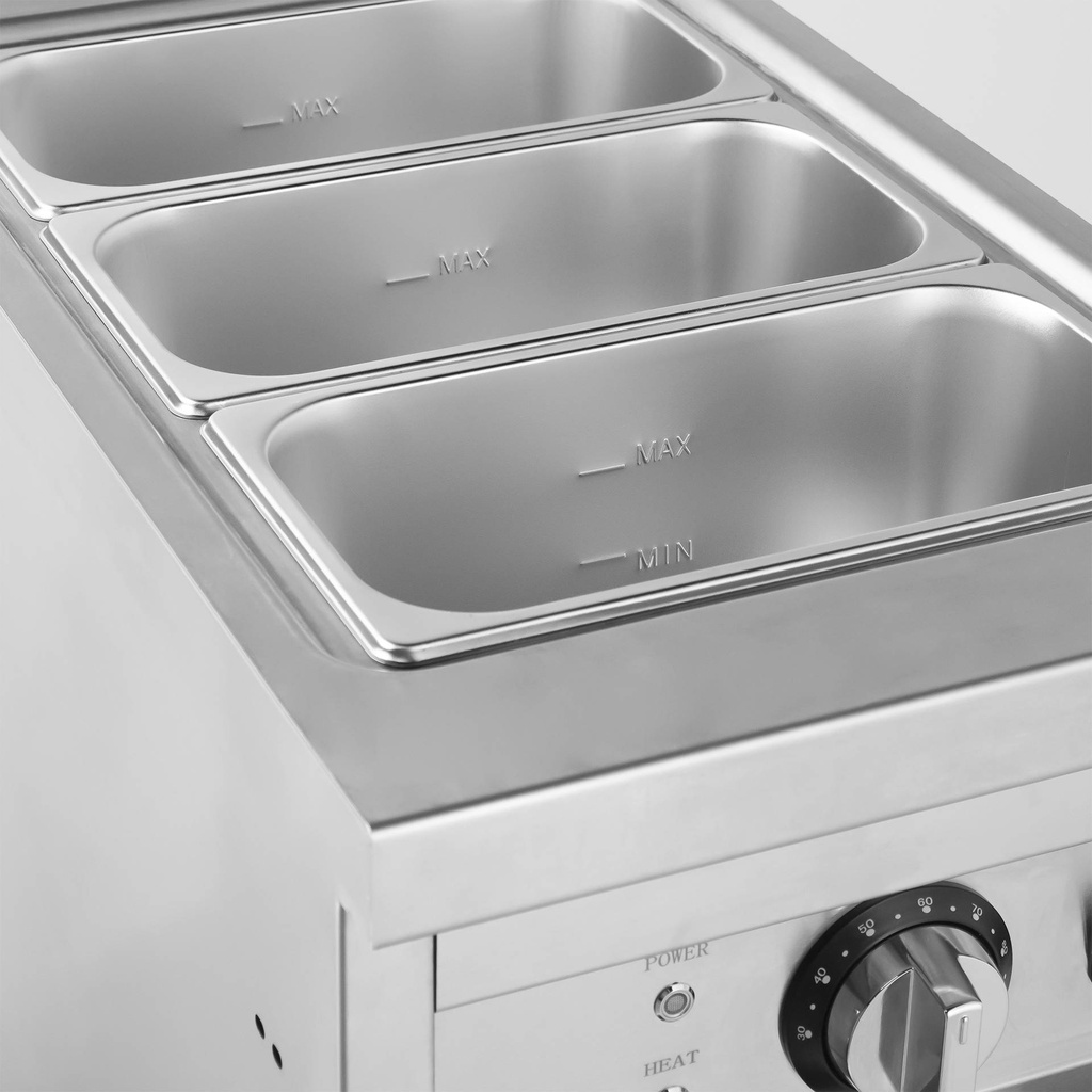 Entry 700 Elektro GN 1/1 aus Edelstahl, 400 x 700 x 920 mm