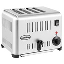 Toaster 4 aus Edelstahl, 290 x 260 x 220 mm