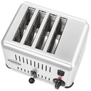 Toaster 4 aus Edelstahl, 290 x 260 x 220 mm