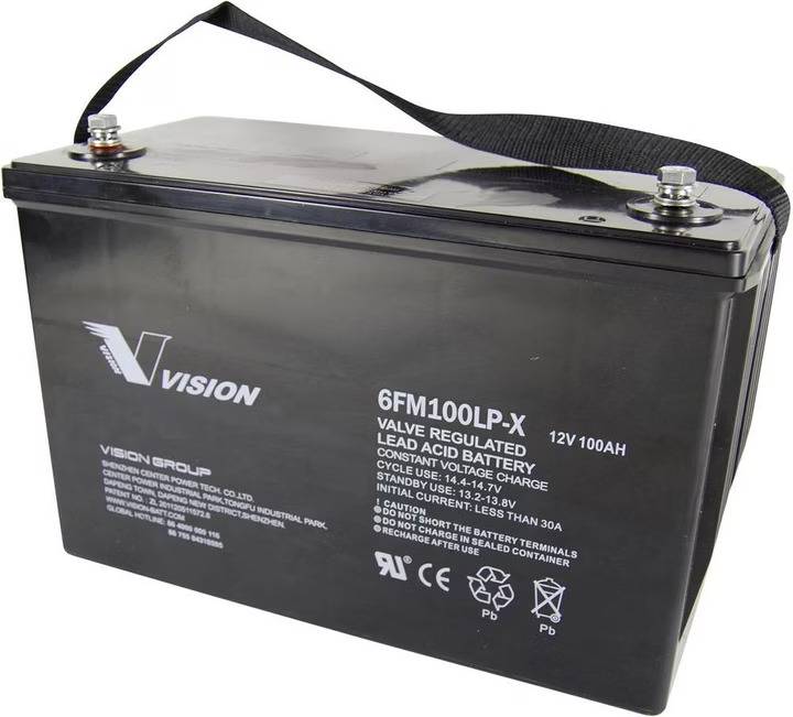 Zubehör/Ersatzteil: Batterie/Akku AGM-Batterie "Vision 6FM100LP-X" | 12 V, 100 Ah (1200 Wh)
