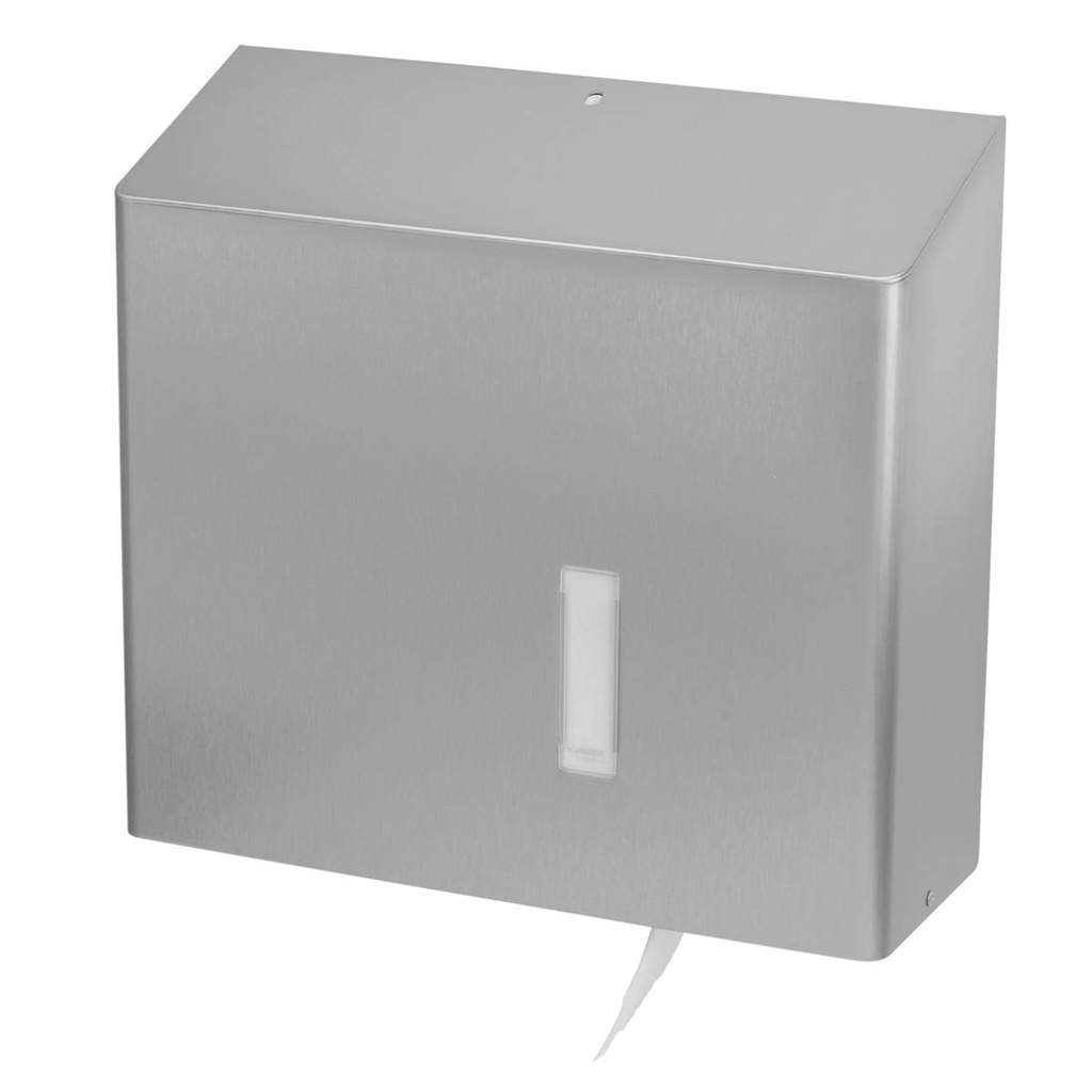 Jumbo Toilettenpapierspender "SanTRAL® Classic RHU 31 EST" für 1 Großrolle | Edelstahl geschliffen