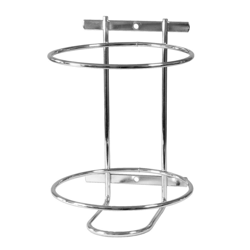 Wandhalterung für 3 Liter Weithalsgebinde, rund | chrome