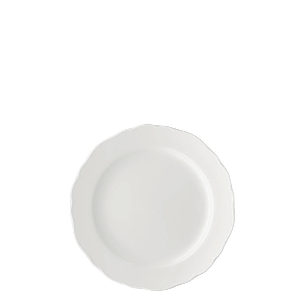 Hutschenreuther Maria Theresia Weiss Frühstücksteller mit Fahne 19 cm