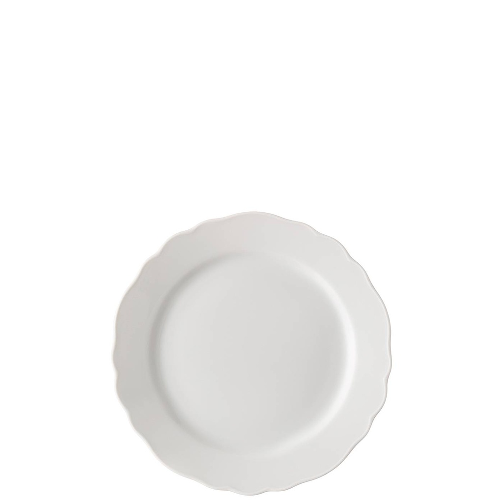 Hutschenreuther Maria Theresia Weiss Frühstücksteller mit Fahne 19 cm