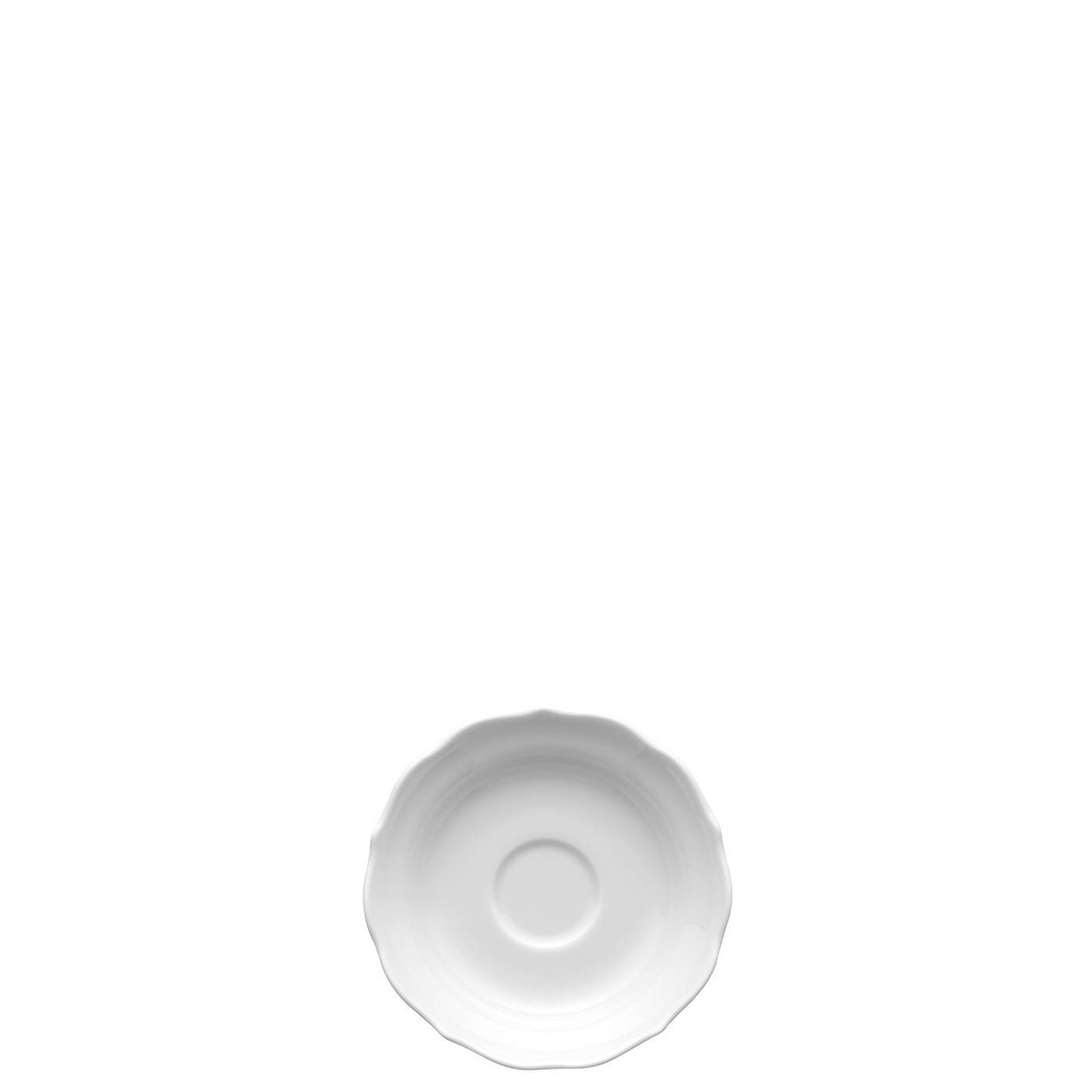 Hutschenreuther Maria Theresia Weiss Untertasse 11 cm