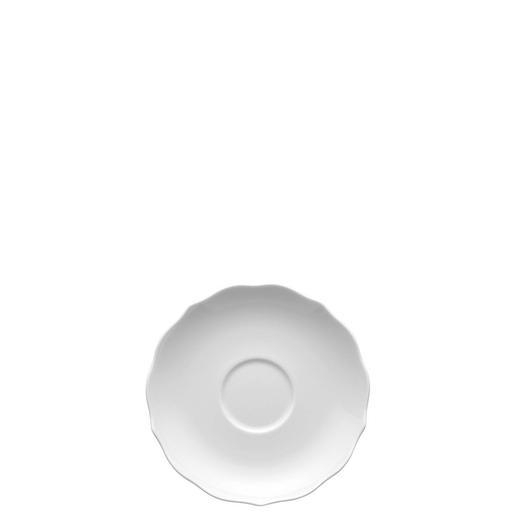 Hutschenreuther Maria Theresia Weiss Untertasse 14 cm