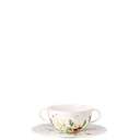 Rosenthal Brillance Fleurs Sauvages Suppen-Untertasse 19 cm