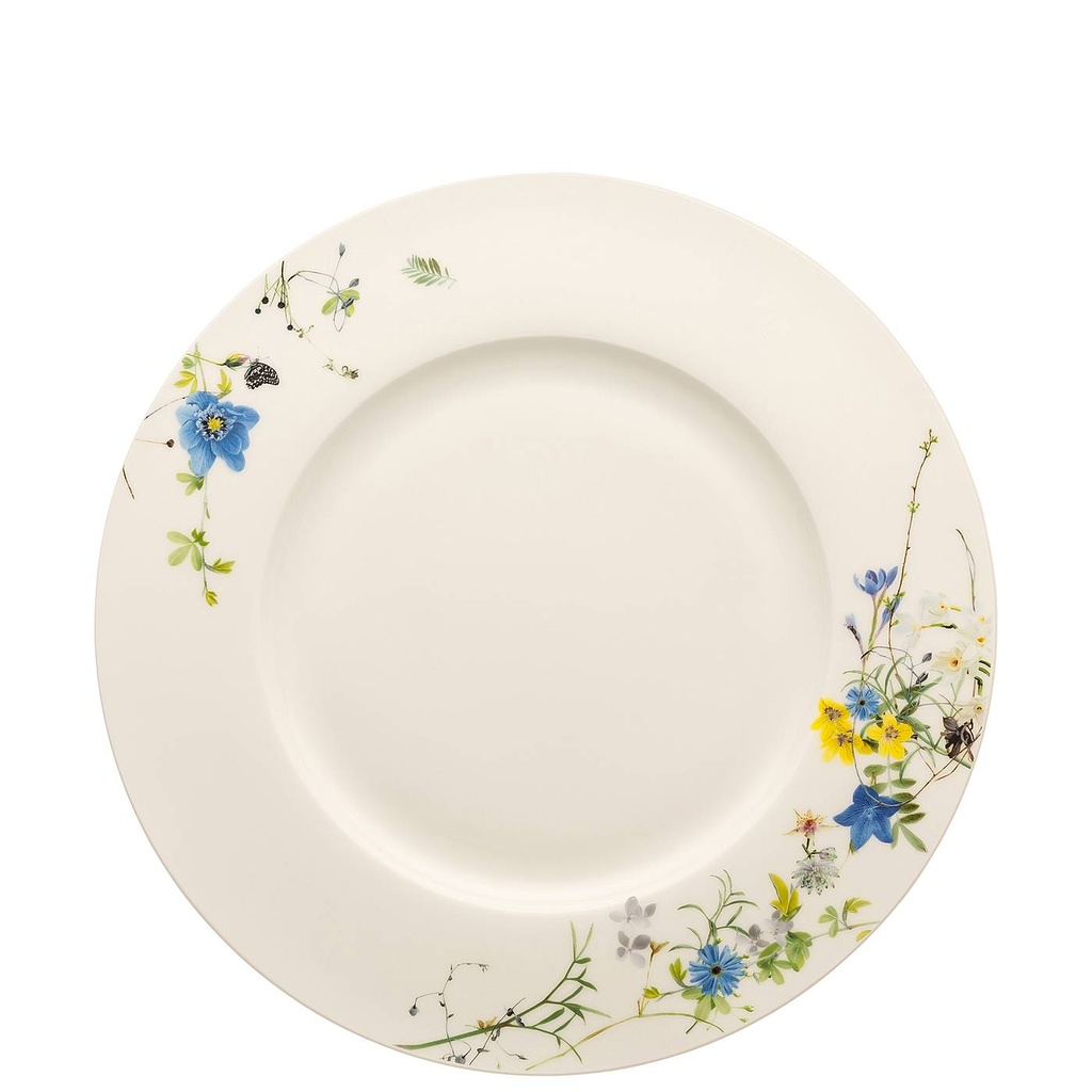 Rosenthal Brillance Fleurs des Alpes Speiseteller mit Fahne 28 cm