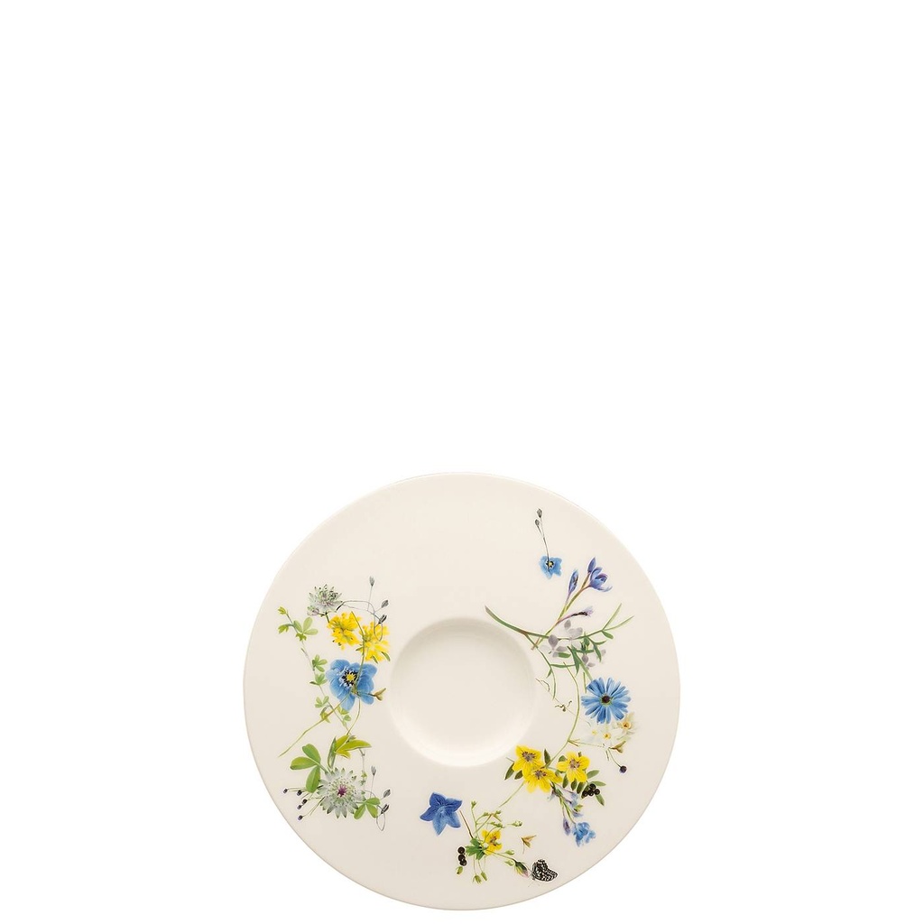 Rosenthal Brillance Fleurs des Alpes Tee-/Cappuccino-Untertasse 16 cm