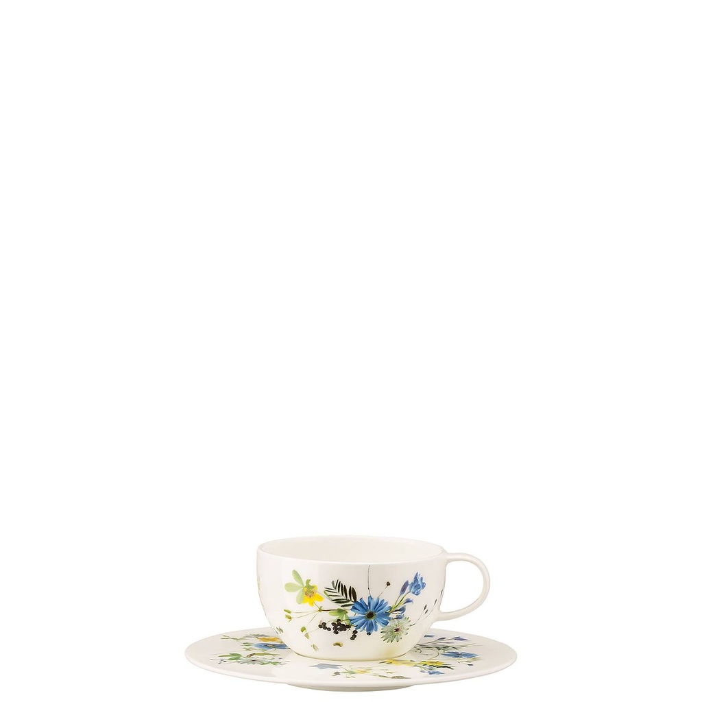 Rosenthal Brillance Fleurs des Alpes Tee-/Cappuccino-Untertasse 16 cm