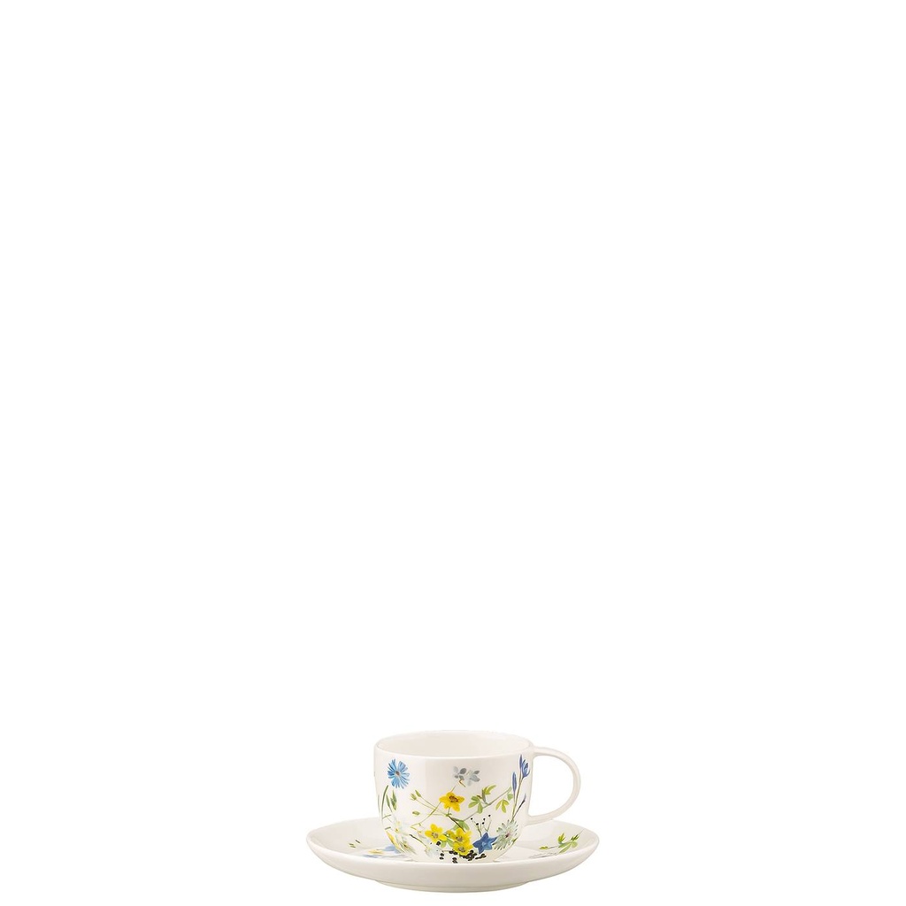 Rosenthal Brillance Fleurs des Alpes Espresso-Untertasse/Cappuccino 11 cm