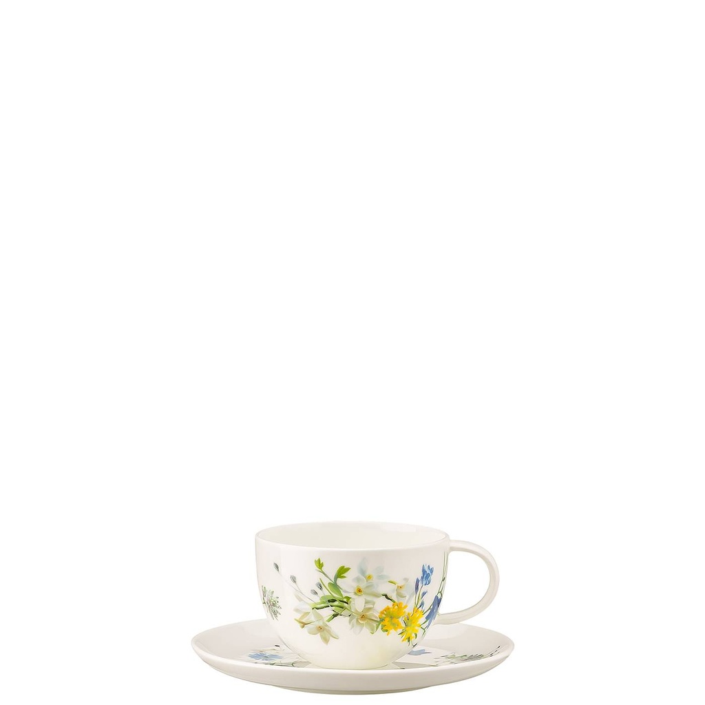 Rosenthal Brillance Fleurs des Alpes Kombi-Untertasse/Cp 16 cm