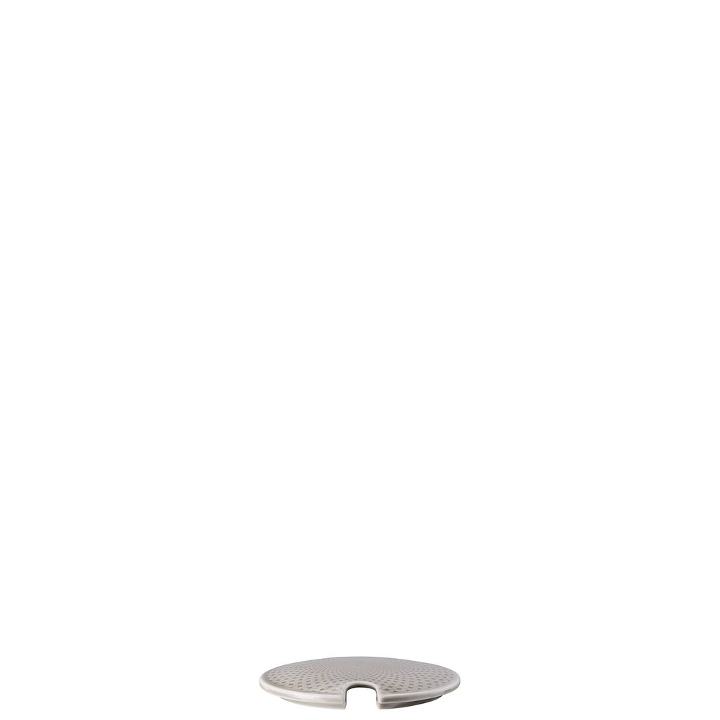 Rosenthal Junto Pearl Grey Zuckerdose Deckel mit Einschnitt 10 cm