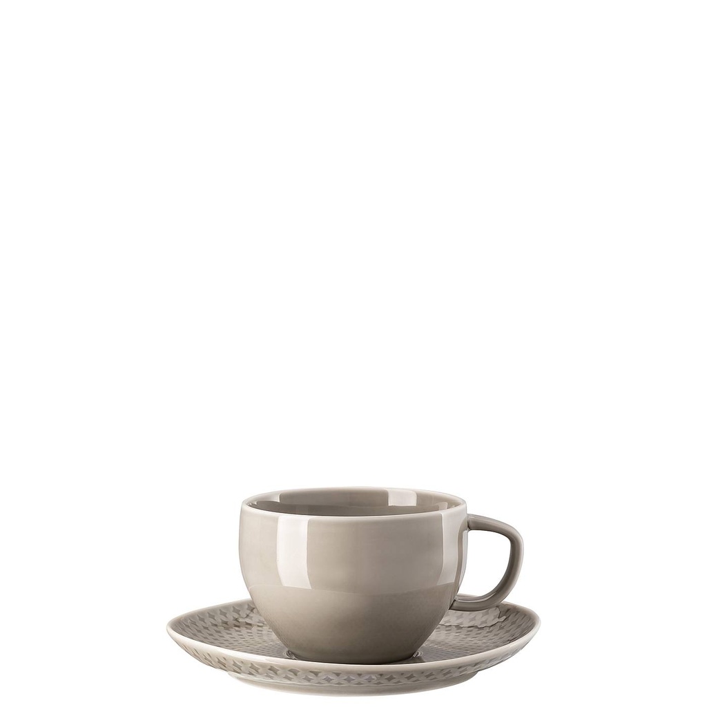 Rosenthal Junto Pearl Grey Café au Lait Obertasse 0,4 L