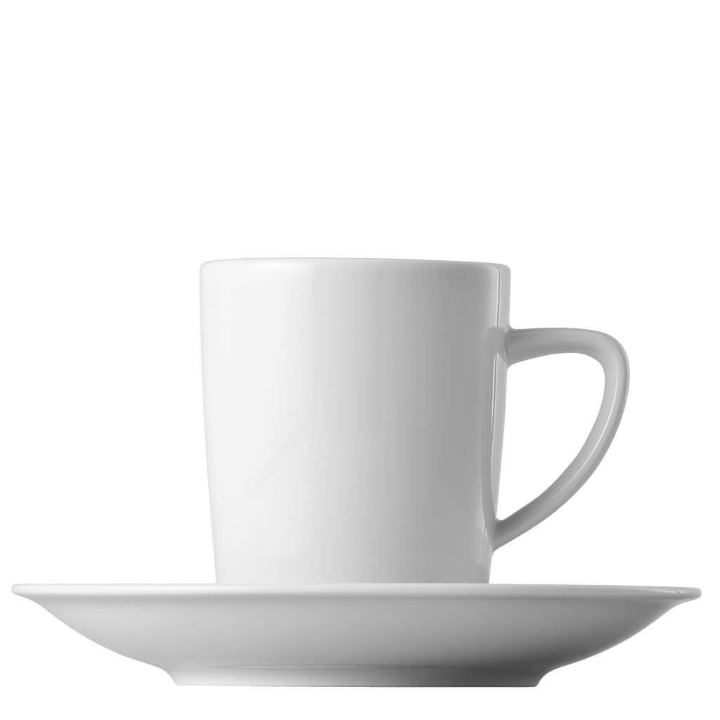 Rosenthal Epoque Weiss Ob Caffè 0,18 hoch 6,5 cm
